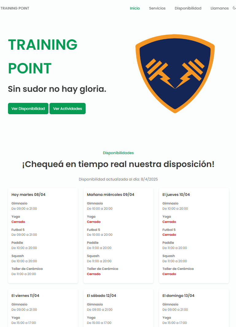 GYM - Training Point